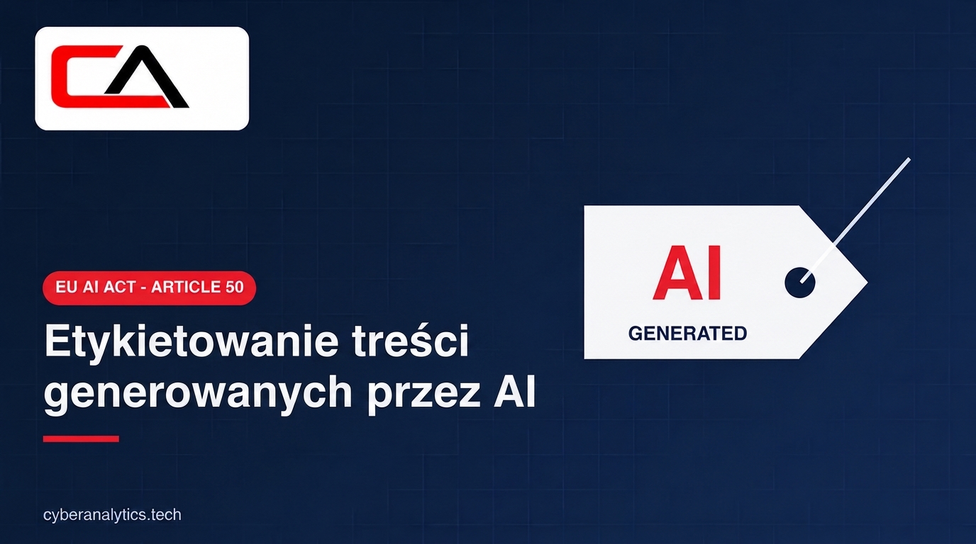 Artykuł 50 AI Act: Oznaczanie treści AI do 2026 r.